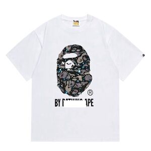 New men’s white fashion short sleeve t-shirt